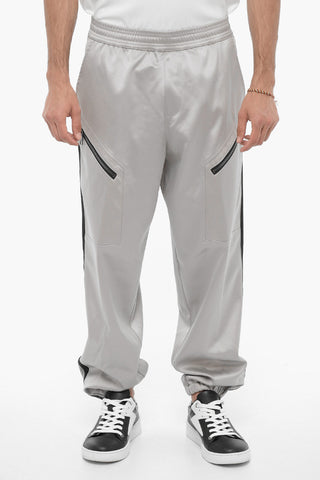 Loose Fit Satin Casual Pants