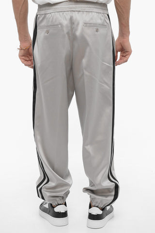Loose Fit Satin Casual Pants