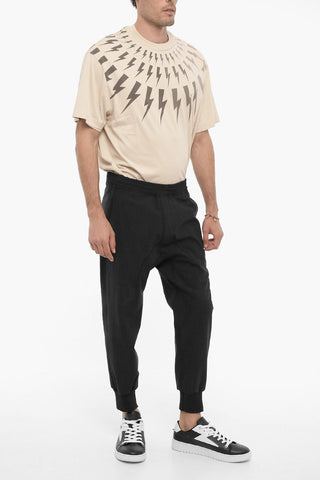Slouch Fit CHARLIE Casual Pants with Drawstring Waist