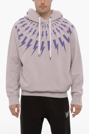 Cotton-Fleece Hoodie FAIRISLE THUNDERBOLT