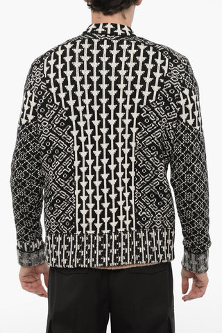 Multi Patterned Wool Sweater