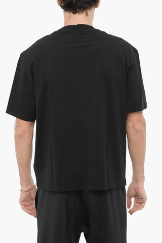 Slim Fit Crewneck T-Shirt with Contrast Detail