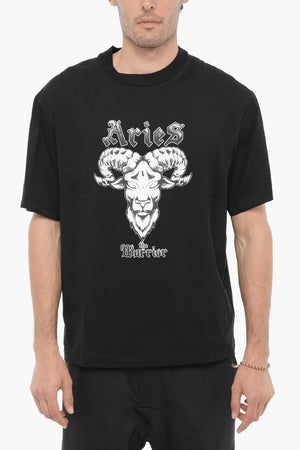 Crew-Neck T-Shirt ARIES THE WARRIAR Slim Fit