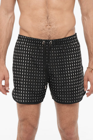 Slim Fit MICRO BOLTS Swim Shorts