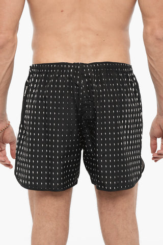 Slim Fit MICRO BOLTS Swim Shorts
