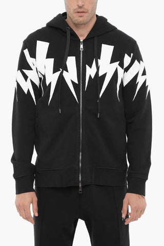 Slim Fit JUMBLED Hooie with Print