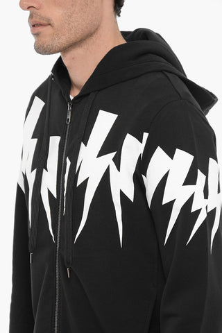 Slim Fit JUMBLED Hooie with Print