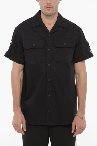 Camicia Sahariana con Bottoni Logati