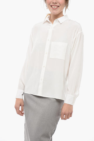 Silk Shirt with Pocket