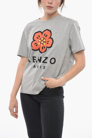 Crew Neck POPPY Cotton T-Shirt