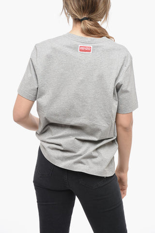 Crew Neck POPPY Cotton T-Shirt