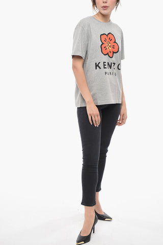 Crew Neck POPPY Cotton T-Shirt