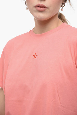 T-Shirt Girocollo MINI STAR con Ricamo