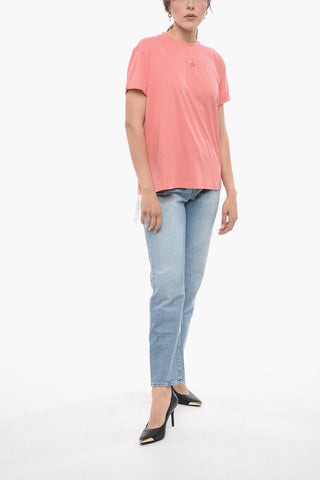T-Shirt Girocollo MINI STAR con Ricamo