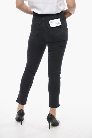 Jeans Slim Fit FELIZ High Waist with Logo Buttons 13,5cm