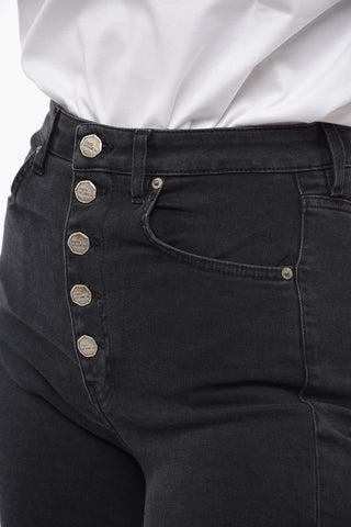 Jeans Slim Fit FELIZ High Waist with Logo Buttons 13,5cm
