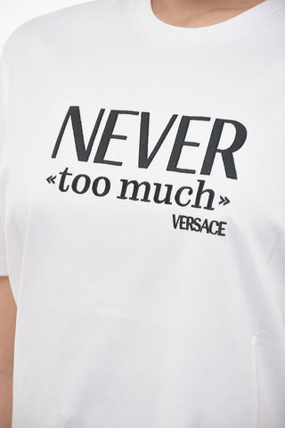 T-Shirt in Cotone TOO MUCH con Ricamo