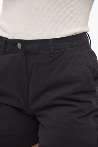 Cuffed Hem Chinos Pants