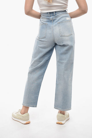 Stonewashed ELLA Jeans With Silver-Buttons 21,5cm