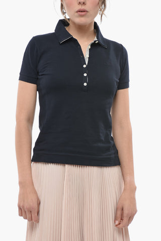 Piquet Cotton PARTSDOWN Polo Shirt with Ton-on-Ton Logo