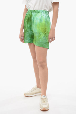 Acid Wash Silk VENERE Shorts