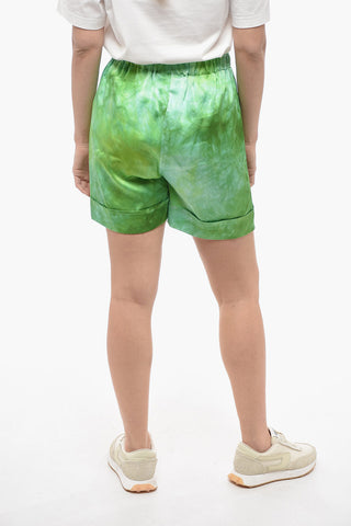 Acid Wash Silk VENERE Shorts