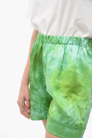 Acid Wash Silk VENERE Shorts