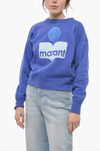 ETOILE Crew Neck MOBYLI Sweatshirt with Flocked Logo