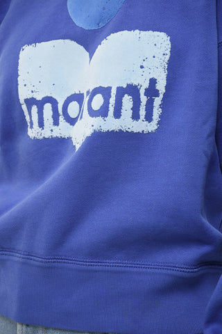 ETOILE Crew Neck MOBYLI Sweatshirt with Flocked Logo