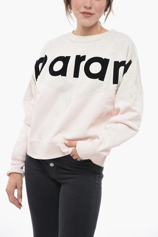 ETOILE Crew Neck HOUSTON Sweatshirt with Flocked Logo