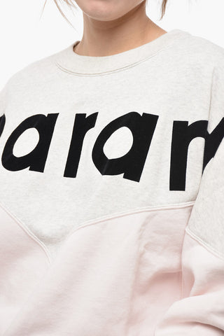 ETOILE Crew Neck HOUSTON Sweatshirt with Flocked Logo