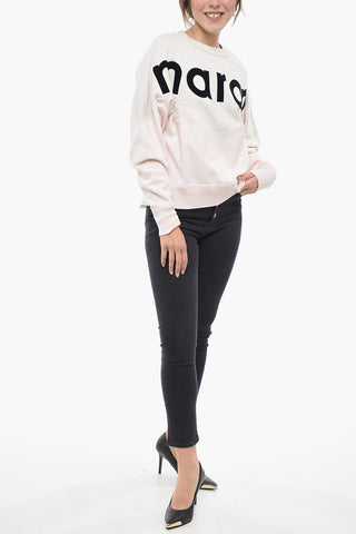 ETOILE Crew Neck HOUSTON Sweatshirt with Flocked Logo