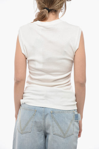 Crew Neck OLD BOND Cotton Blend Tank Top