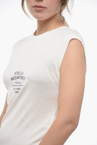 Crew Neck OLD BOND Cotton Blend Tank Top
