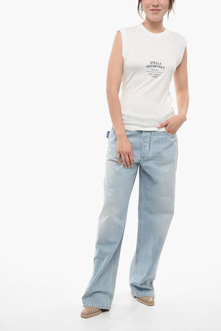 Crew Neck OLD BOND Cotton Blend Tank Top