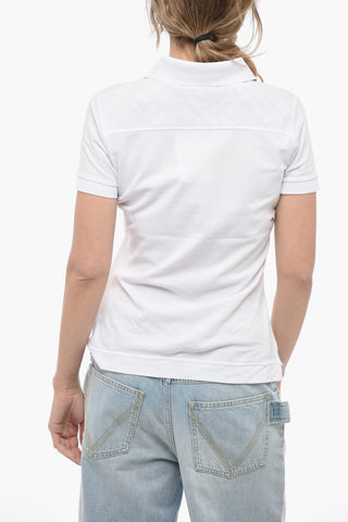 Piquet Cotton PARTSDOWN Polo Shirt with Ton-on-Ton Logo