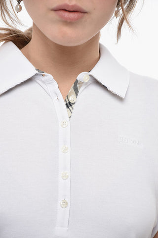 Piquet Cotton PARTSDOWN Polo Shirt with Ton-on-Ton Logo