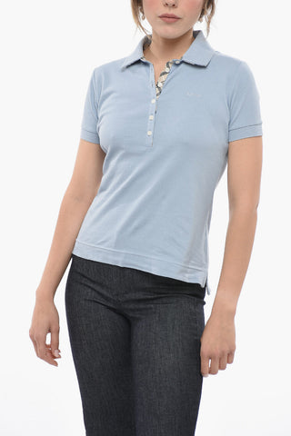 Piquet Cotton PARTSDOWN Polo Shirt with Ton-on-Ton Logo