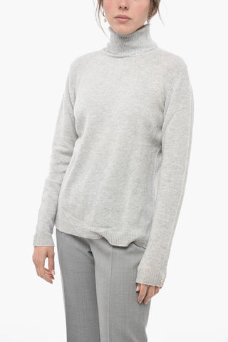 Maglia A Collo Alto in Cashmere