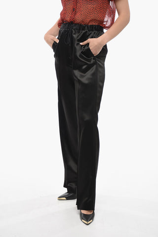 Satin SHINY Pants with Elastic Waistband