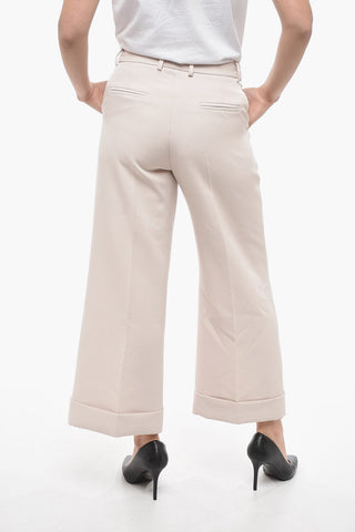 Cuffed Cropped Fit Pants