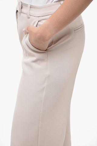 Cuffed Cropped Fit Pants