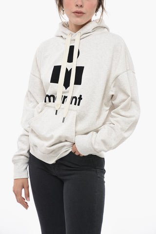 ETOILE Felpa Hoodie MANSEL con Logo Floccato