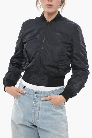 Printed DIAG Padded Bomber