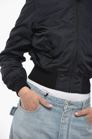Printed DIAG Padded Bomber