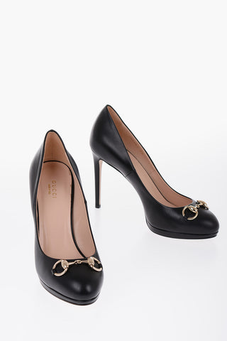 Leather Pumps with Point Toe 11cm