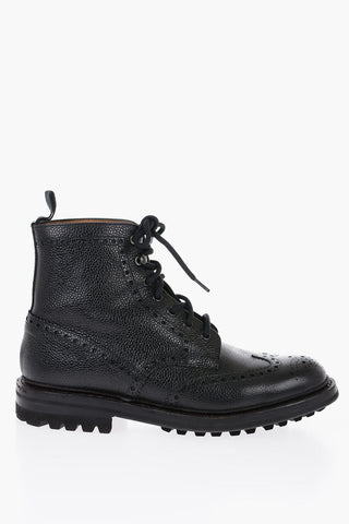 Anfibi in Pelle Martellata FARLANE Full Brogue