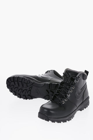 Leather MANOA Hiking Boots with Embossed Logo