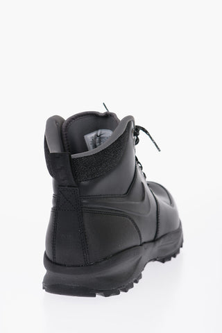 Leather MANOA Hiking Boots with Embossed Logo