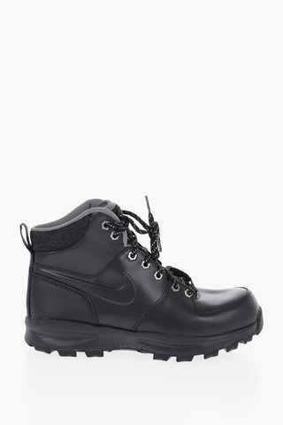 Leather MANOA Hiking Boots with Embossed Logo